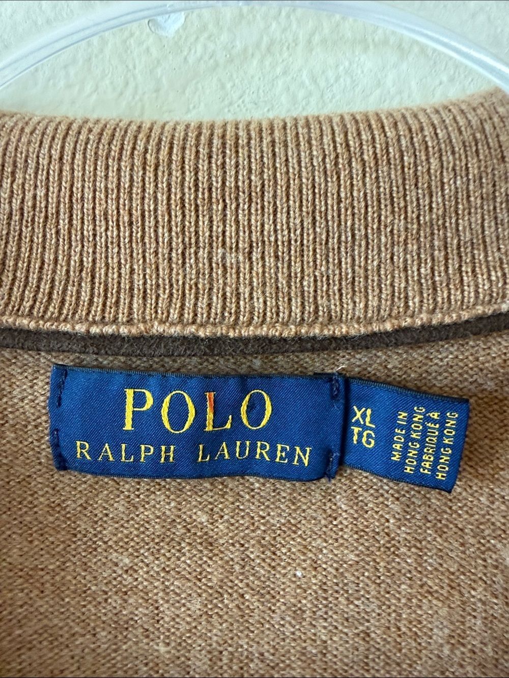 Polo Ralph Lauren 100% Wool Quarter Zip Sweater - Picture 8 of 9